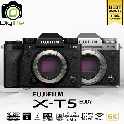 Fujifilm Camera X-T5 Body - รับประกันร้าน Digilife Thailand 1ปี