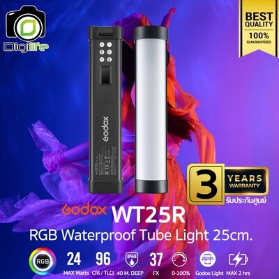 Godox LED WT25R RGB IP68 40m. Waterproof Tube Light 25cm. - รับประกันศูนย์ Godox Thailand 3ปี