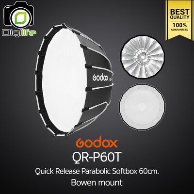 Godox Softbox QR-P60T Quick Release Parabolic Softbox 60cm. - Bowen Mount