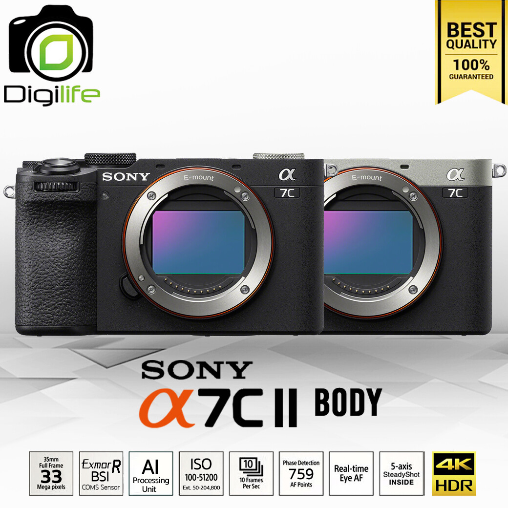 Sony Camera A7C II Body - รับประกันร้าน Digilife Thailand 1ปี