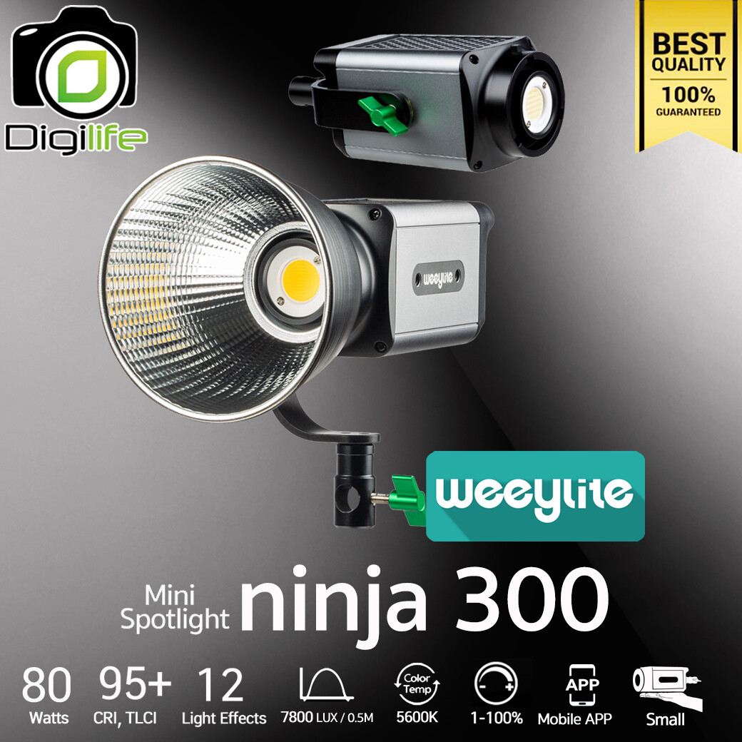 Weeylite LED Ninja 300 80W 5600K - Bowens Mount - ลดล้างสต๊อก รับประกันร้าน Digilife Thailand 7วัน