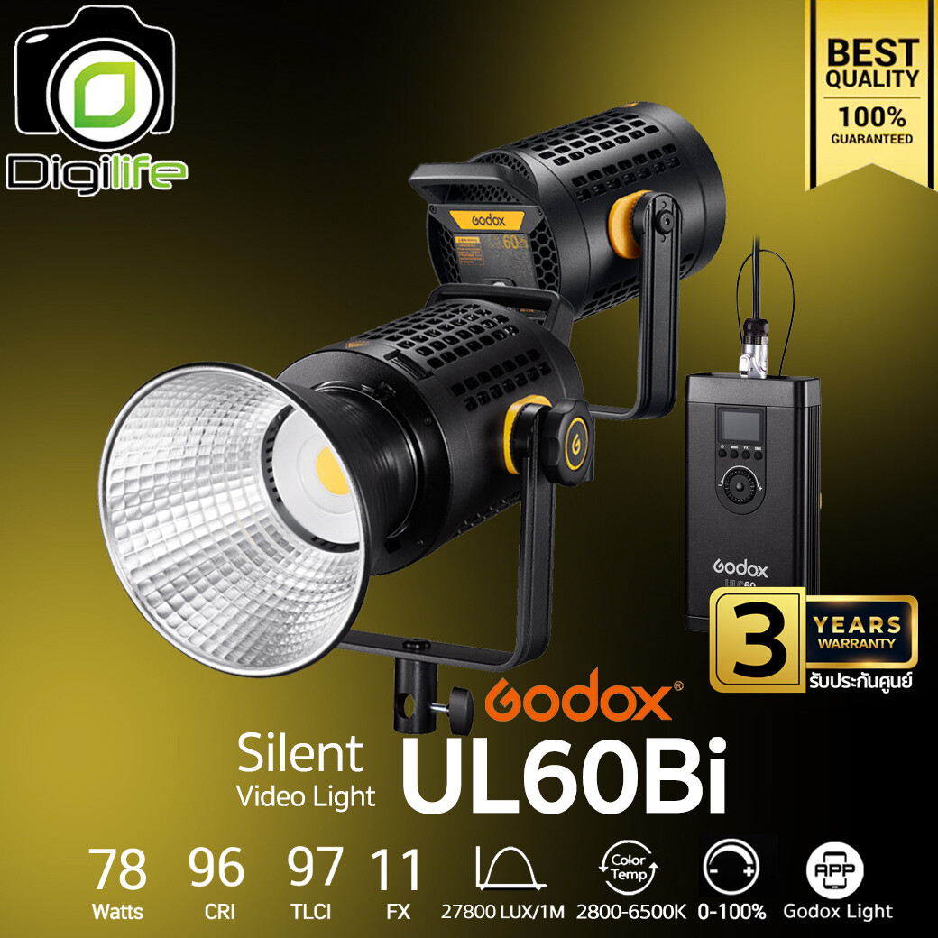 Godox LED UL60Bi 78W 2800-6500K Bowen Mount - รับประกันศูนย์ Godox Thailand 3ปี