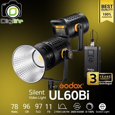 Godox LED UL60Bi 78W 2800-6500K Bowen Mount - รับประกันศูนย์ Godox Thailand 3ปี