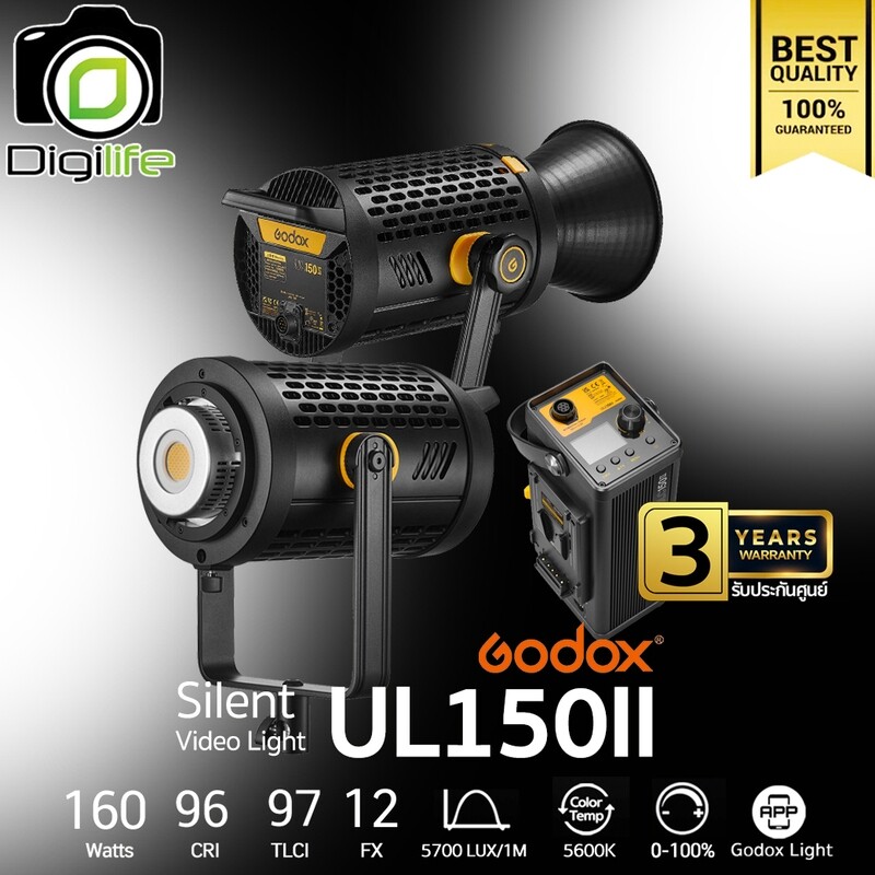 Godox LED UL150II 160W 5600K White Ver. Bowen Mount - รับประกันศูนย์ Godox Thailand 3ปี