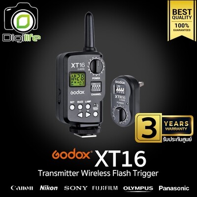 Godox Trigger XT16 Set Wireless Flash Trigger 2.4 GHz - รับประกันศูนย์ Godox Thailand 3ปี