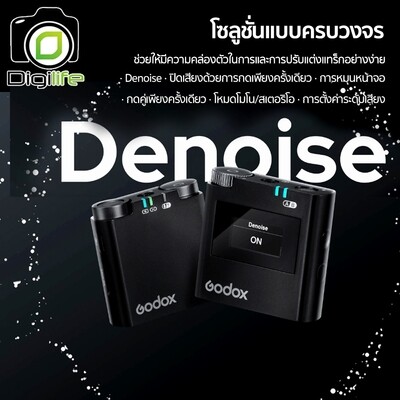 Godox Microphone Virso M2 Wireless Microphone 2.4GHz สำหรับ Camera Smartphone Tablets & Laptop -รับประกันศูนย์ Godox 7 วัน