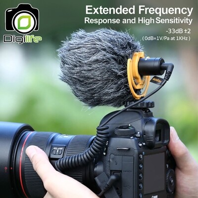 Godox Microphone VD-MIC Compact Shotgun Microphone สำหรับ Camera Smartphone Tablets & Laptop - ประกันศูนย์ Godox 7 วัน