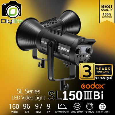 Godox LED SL150IIIBi 160W 2800-6500K Bowen Mount - รับประกันศูนย์ Godox Thailand 3ปี