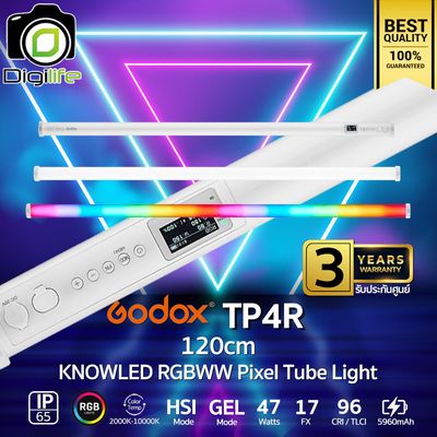 Godox LED TP4R 120cm- KNOWLED RGB Pixel Tube Light 47W 2000K-10,000K 5960mAh (Stick) - รับประกันศูนย์ Godox Thailand 3ปี