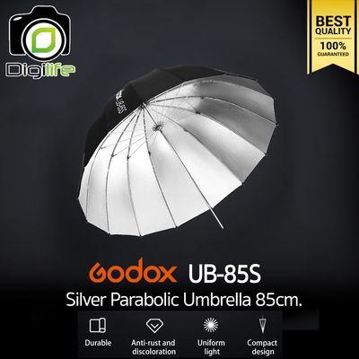 Godox Umbrella UB-85S Silver Parabolic Umbrella 85 cm. ร่มสะท้อนสีเงิน พาลาโบลิค 85 ซม.
