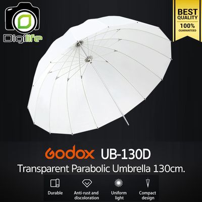Godox Umbrella UB-130D Transparent Parabolic Umbrella 130 cm. ร่มทะลุ พาราโบลิค 130 ซม.