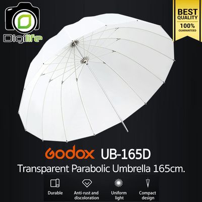 Godox Umbrella UB-165D Transparent Parabolic Umbrella 165 cm. ร่มทะลุ พาราโบลิค 165 ซม.