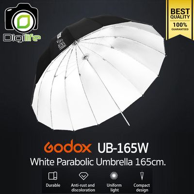 Godox Umbrella UB-165W White Parabolic Umbrella 165 cm. ร่มสะท้อนสีขาว พาลาโบลิค 165 ซม.