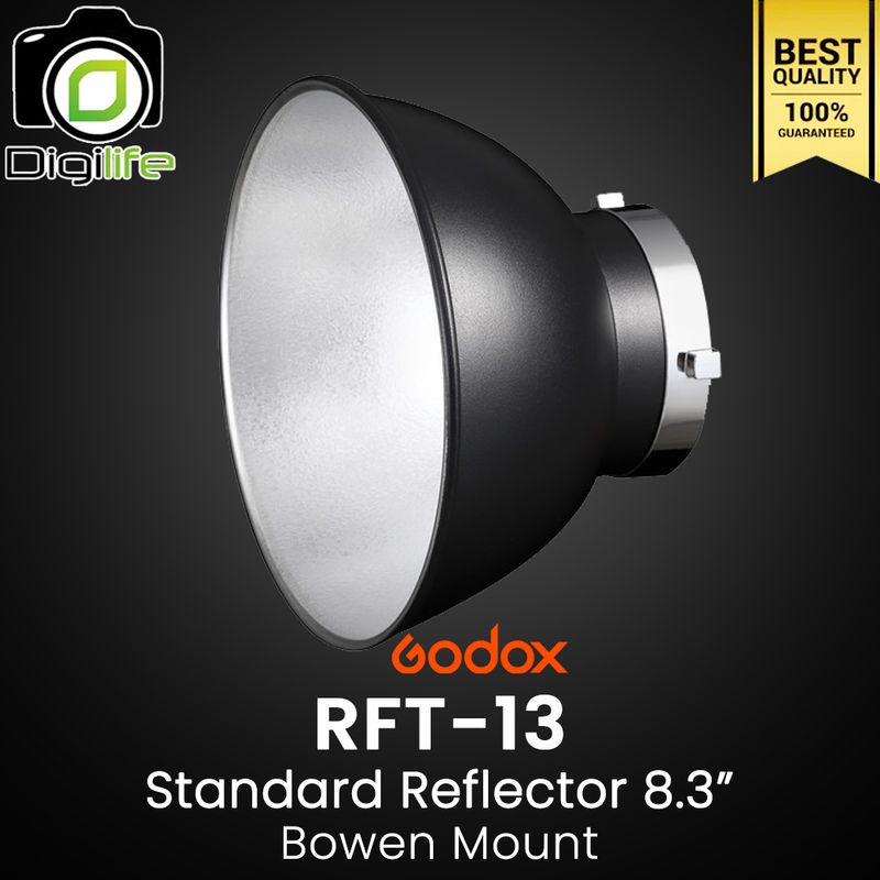 Godox Reflector RFT-13 Standard Reflector 8.3 inch - Bowen Mount Godox Reflector RFT-13 Standard Reflector 8.3 inch - Bowen Mount