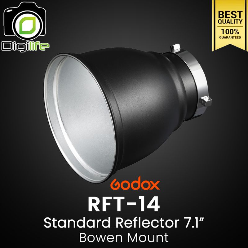 Godox Reflector RFT-14 Standard Reflector 7.1 inch - Bowen Mount Godox Reflector RFT-14 Standard Reflector 7.1 inch - Bowen Mount