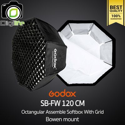 Godox Softbox SB-FW 120 cm. Octa Assemble Softbox With Grid ( Bowen Mount )