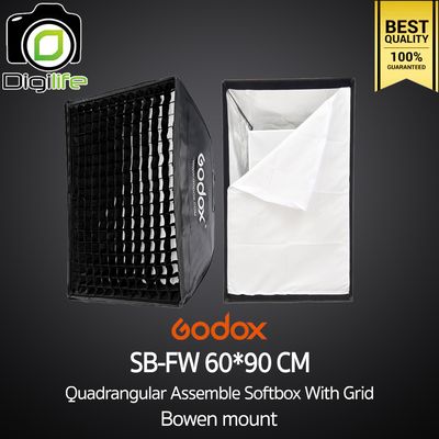 Godox Softbox SB-FW 60*90 cm. Quad Assemble Softbox With Grid ( Bowen Mount )