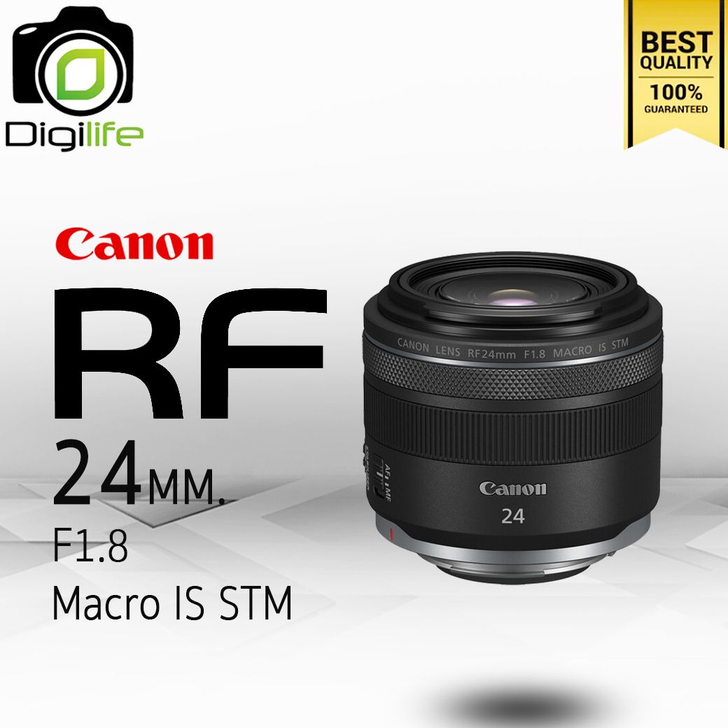 Canon Lens RF 24 mm. F1.8 Macro IS STM - รับประกันร้าน Digilife Thailand 1ปี