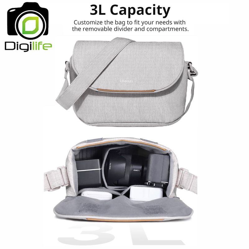 Ulanzi Bag F01 Lightweight Travel Shoulder Bag กระเป๋ากล้อง กันน้ำ ใส่กล้องและอุปกรณ์ - รับประกัน Ulanzi Thailand 1ปี