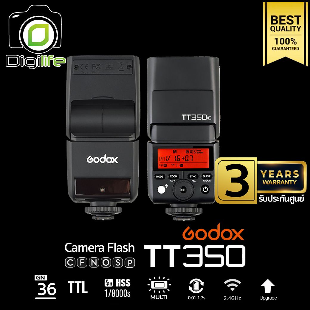 Godox Flash TT350 Pocket Flash TTL HSS - รับประกันศูนย์ Godox Thailand 3ปี