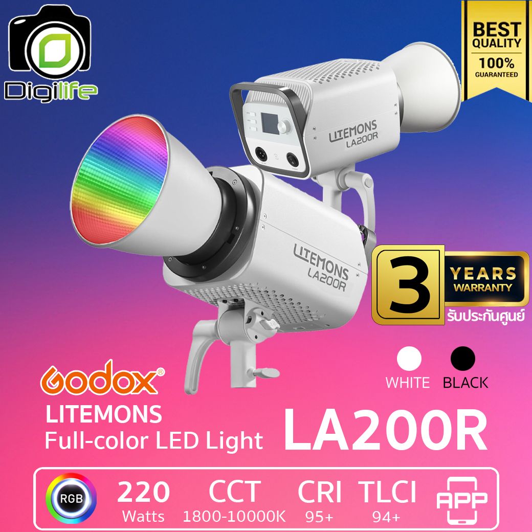 Godox LED Litemons LA200R 220W RGB Bowen Mount - รับประกันศูนย์ Godox Thailand 3ปี