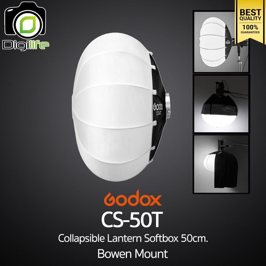 Godox Softbox CS-50T Collapsible Lantern Softbox 50 cm. - Bowen Mount