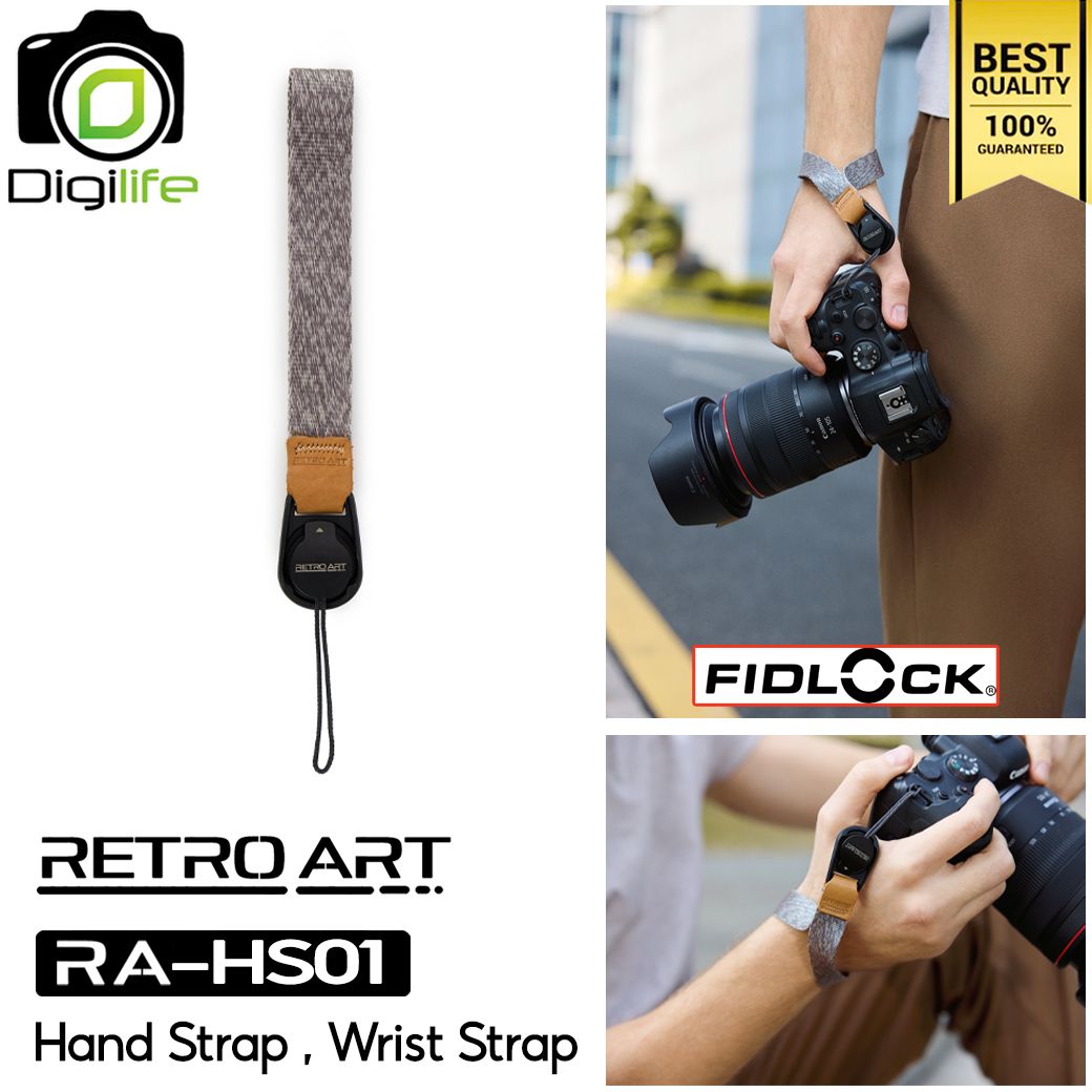 Retro Art Strap รุ่น RA-HS01 - FIDLOCK - For Camera สายคล้องข้อมือ สายคล้องกล้อง