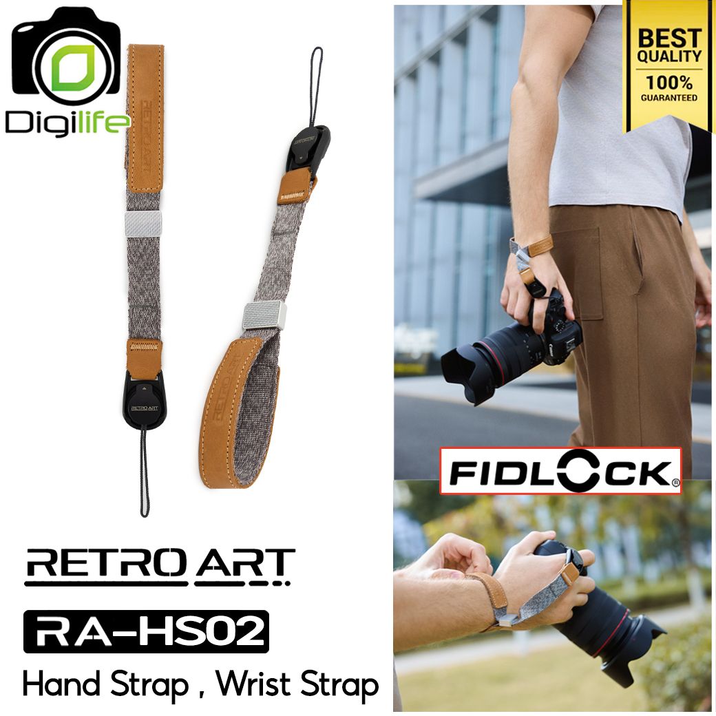 Retro Art Strap รุ่น RA-HS02 - FIDLOCK - For Camera สายคล้องข้อมือ สายคล้องกล้อง