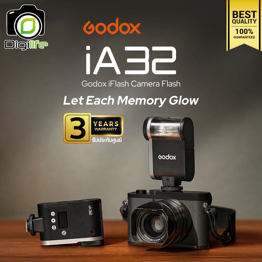 Godox Flash iA32 - iFlash Camera / Pocket Flash - รับประกันศูนย์ Godox Thailand 3ปี