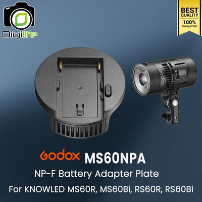 Godox MS60NPA , NP-F Battery Adapter Plate For KnowLED MS60R, MS60Bi , RS60R, RS60Bi ,etc