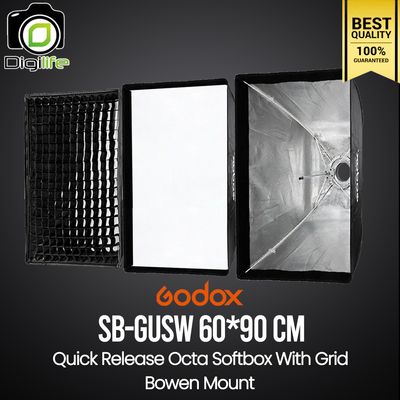 Godox Softbox SB-GUSW 60*90 cm. Quick Release Quad Softbox With Grid ( Bowen Mount )