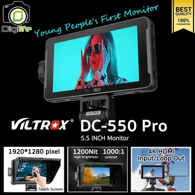 Viltrox Monitors DC-550 Pro แบบพกพาจอสัมผัส 5.5 นิ้ว 1920x1080 4K Profissional HDMI  Field 3D LUT Director - รับประกันร้าน Digilife Thailand 1ปี