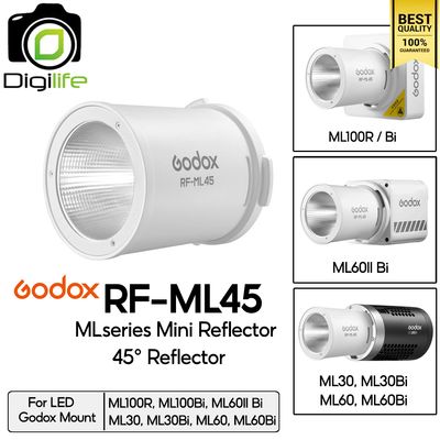 Godox RF-ML45 ML-series Mini Reflector 45° ( Godox Mount ) สำหรับ LED ML100, ML30, ML60, ML60II