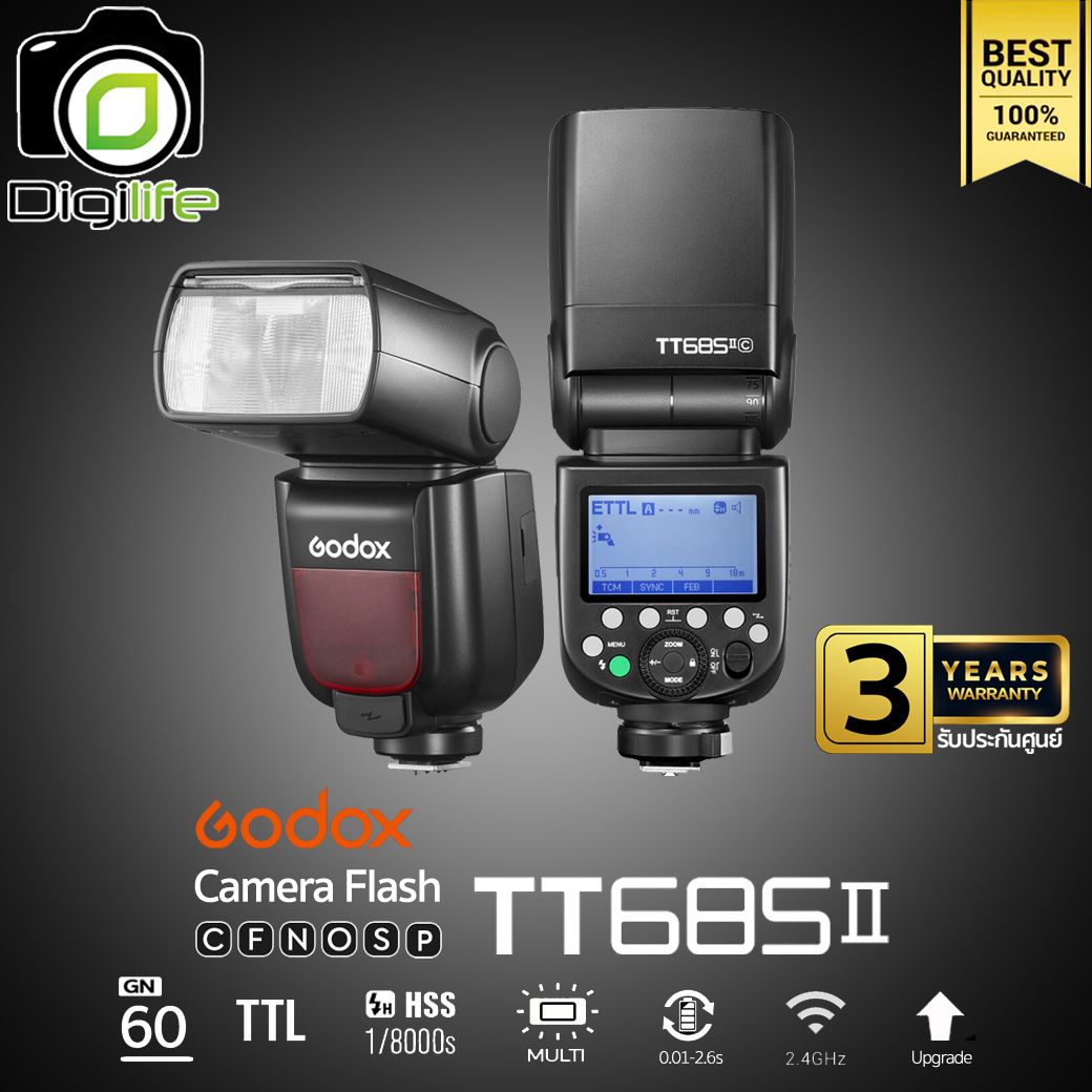 Godox Flash TT685II TTL HSS - รับประกันศูนย์ Godox Thailand 3ปี