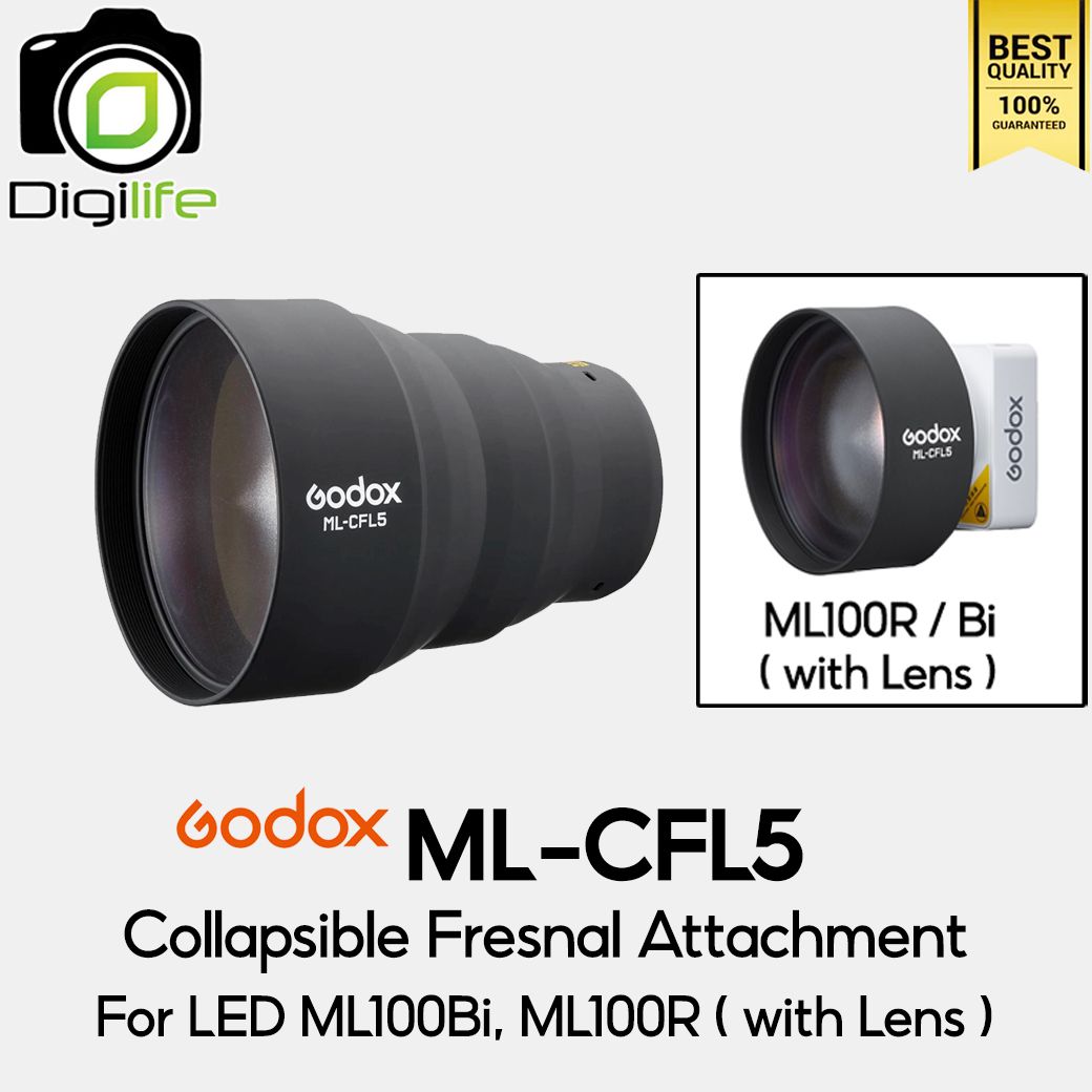 Godox ML-CFL5 Collapsible Fresnel Attachment Lens สำหรับ LED ML100Bi , ML100R