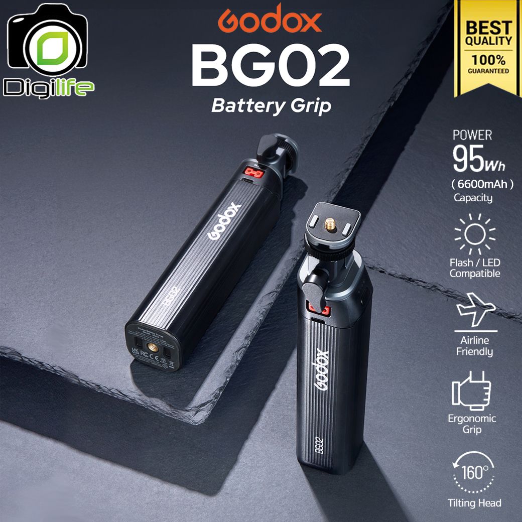 Godox BG02 Battery Grip 95wh ( 6600 mAh ) Handle