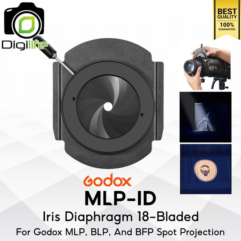 Godox MLP-ID Iris Diaphragm 18 Bladed For Godox MLP, BLP, And BFP Spot Projection Systems