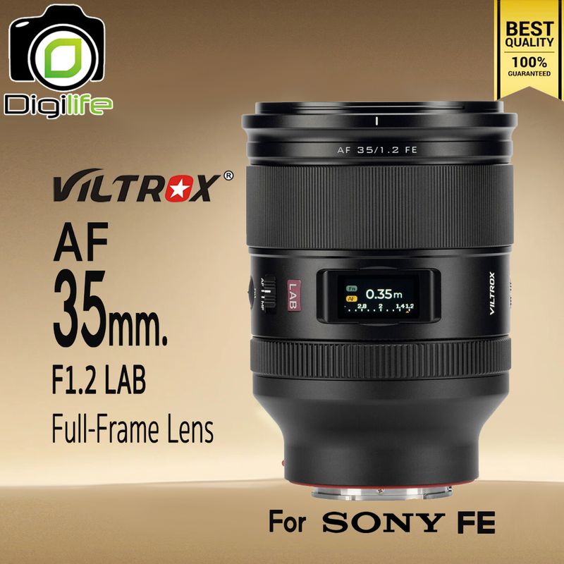 Viltrox Lens AF 35 mm. F1.2 LAB Full-Frame for Sony E-Mount - รับประกัน 3 เดือน