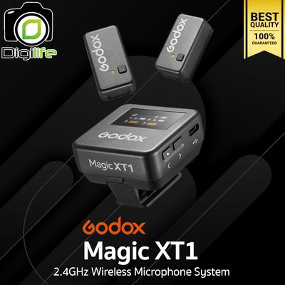 Godox Microphone Magic XT1 Wireless Microphone 2.4GHz สำหรับ Camera Smartphone Laptop - ประกันศูนย์ Godox Thailand 1เดือน