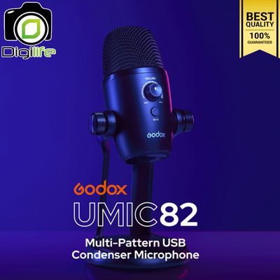 Godox Microphone UMIC82 , Multi-Pattern USB Condenser สำหรับ Live streame, Video - รับประกันศูนย์ Godox Thailand 1 เดือน