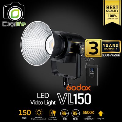 Godox LED VL150 (แสงขาวอย่างเดียว) 150W 5600K Bowen Mount - รับประกันศูนย์ Godox Thailand 3ปี