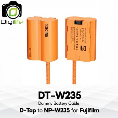 ZGCINE Battery DT-W235 Dummy Battery Cable สำหรับ ใช้แทน Fujifilm Battery NP-W235 ( D-Tap Port to W235 )