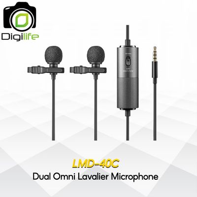 Godox Microphone LMD-40C Dual Omnidirectional Lavalier ( Camera &amp; Smartphone ) - ประกันศูนย์ Godox Thailand 7 วัน