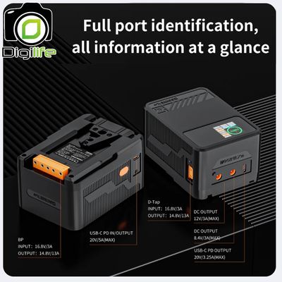 ZGCINE Battery ZG-X99 V-Mount Battery 14.8V 99WH ( 6750 mAh ) รองรับ PD ( USB-C ) และ D-Tap พอร์ต