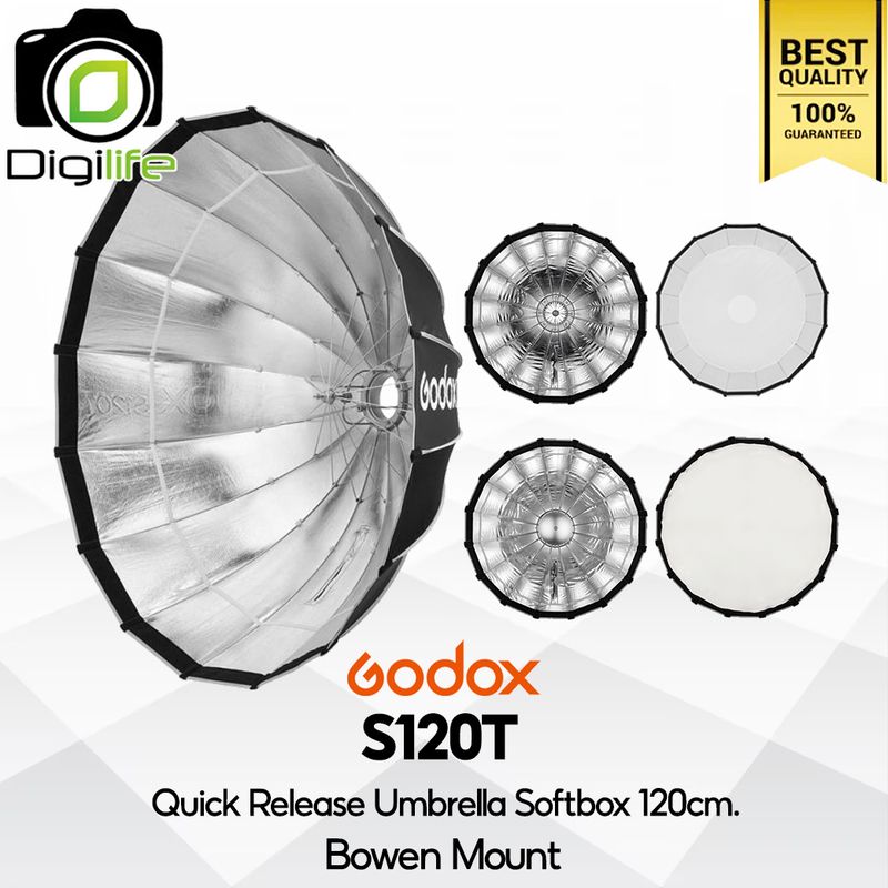 Godox Softbox S120T Quick Release Softbox 120 cm. ( Bowen Mount )