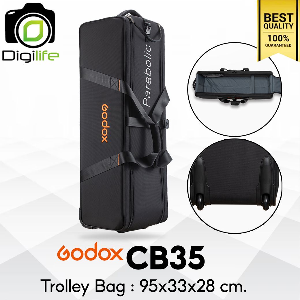 Godox Bag CB35 Trolley Bag For Studio Set ,Tripod, Light Stand, Accessories กระเป๋าล้อลาก กระเป๋าชุดไฟ กระเป๋าขาไฟ