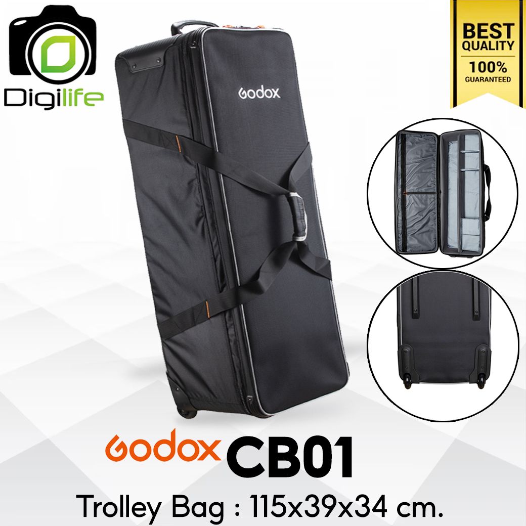 Godox Bag CB01 Trolley Bag For Studio Set ,Tripod, Light Stand, Accessories กระเป๋าล้อลาก กระเป๋าชุดไฟ กระเป๋าขาไฟ