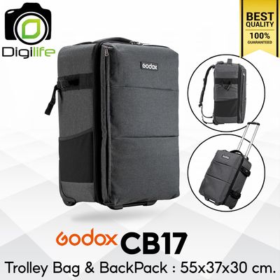 Godox Bag CB17 Trolley Bag &amp; BackPack For Camera, Flash, LED, Laptop, Accessories กระเป๋าเป้ ล้อลาก กล้อง และ อุปกรณ์