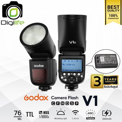 Godox Flash V1 TTL HSS 3000mAh - รับประกันศูนย์ Godox Thailand 3ปี