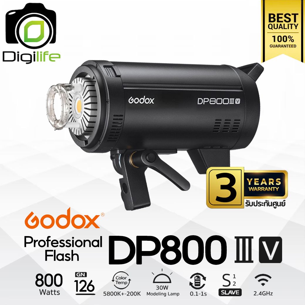Godox Flash DP800IIIV 800W 5800K Bowen Mount - รับประกันศูนย์ Godox Thailand 3ปี